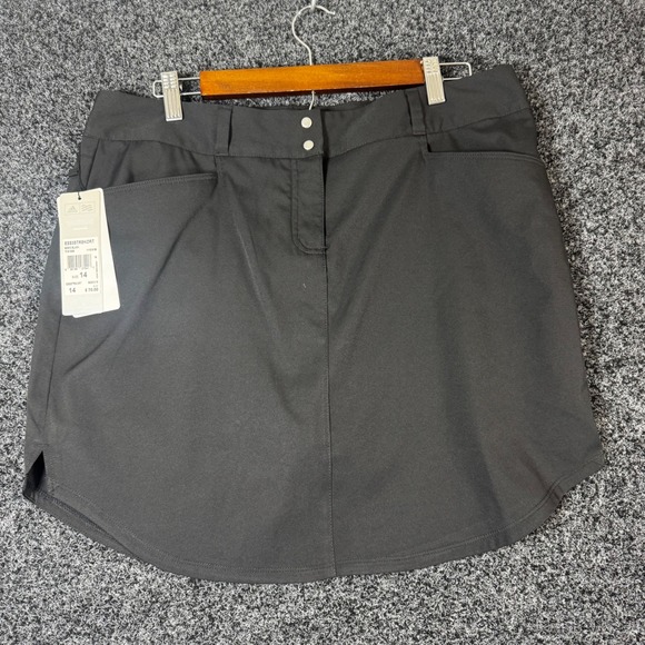 adidas Pants - Adidas Golf Essentials 3-Stripes Skort Black Size 14 B82612 NWT